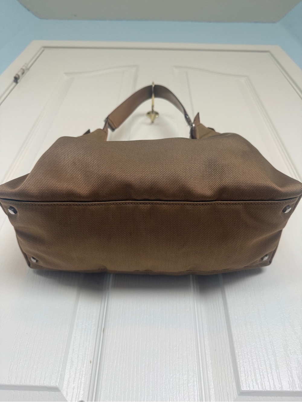 Salvatore Ferragamo Tech Nylon Gancini Shoulder Bag - Picture 7 of 11